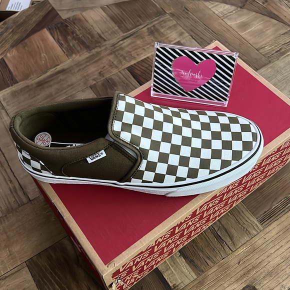 🔥 VANS Classic slip-on Checkerboard sneakers NWT - Picture 5 of 8